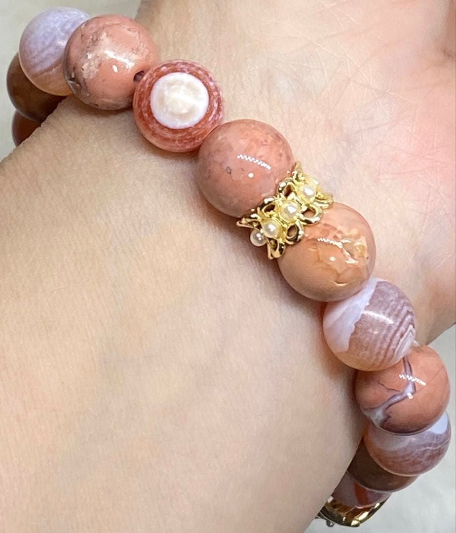 ♡お取り置き♡ ピンクシラー ラブラドライトバラ モリオンバラ