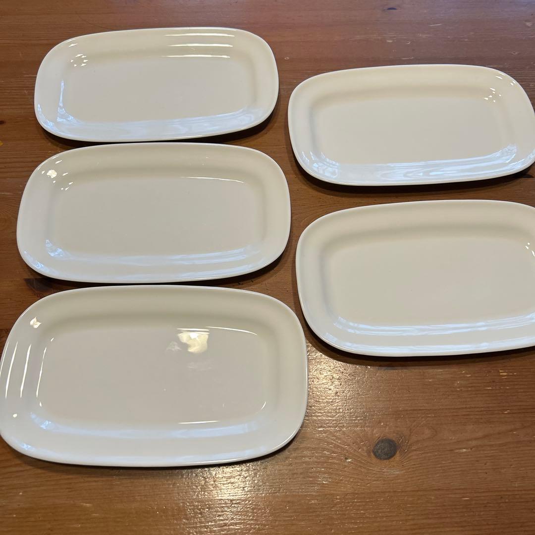  ボーンチャイナ 長方形皿 5枚セット 楽天市場】柳宗理 食器 ボール 皿 19cm 5枚セット ボーンチャイナ