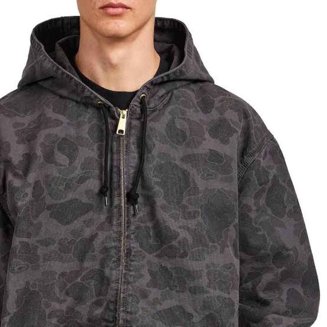 Carhartt wip active アクティブパーカ オーバーダイ 未使用 - メルカリ