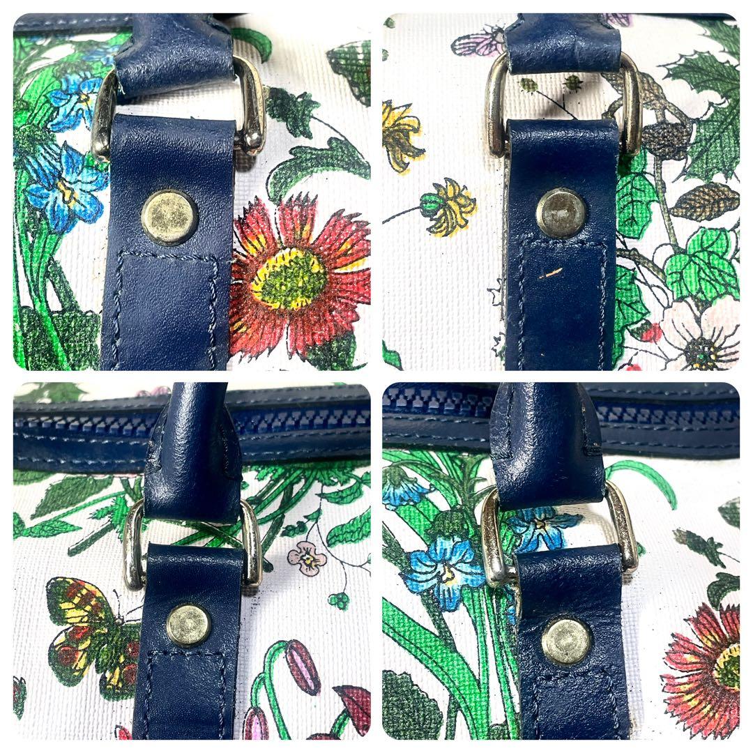 グッチ GUCCI ボストンバッグ 花柄 大容量 レディース ハンドバッグ