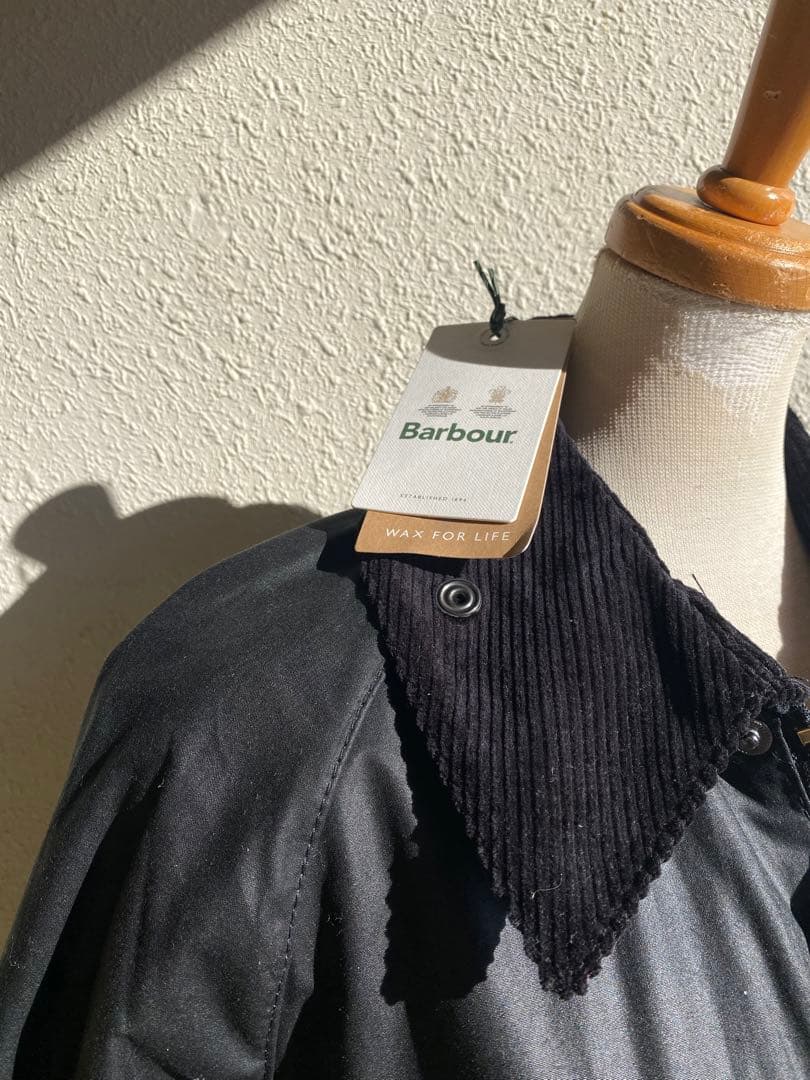 愚地さま【新品】Barbour オイルドジャケット ブラック M 38 - メルカリ