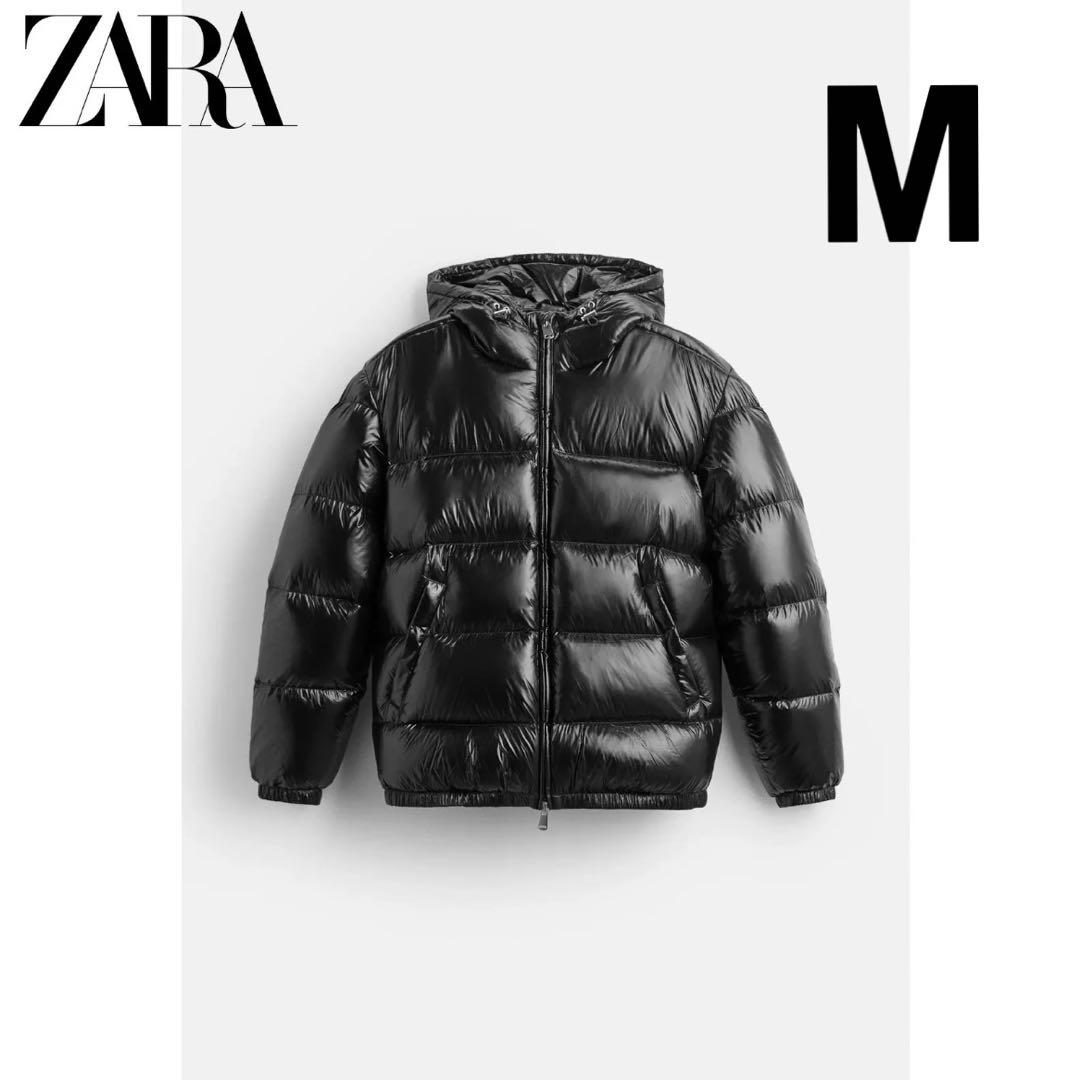 美品 ZARA ダウンジャケット パフジャケット M u - ジャケット