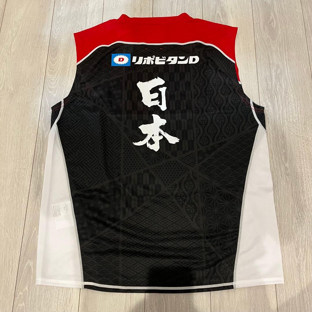 ラグビーワールドカップ 日本代表 ノースリーブ 5L 選手支給モデル 新品 カンタベリー（Canterbury） メンズ ラグビー ノースリーブシャツ