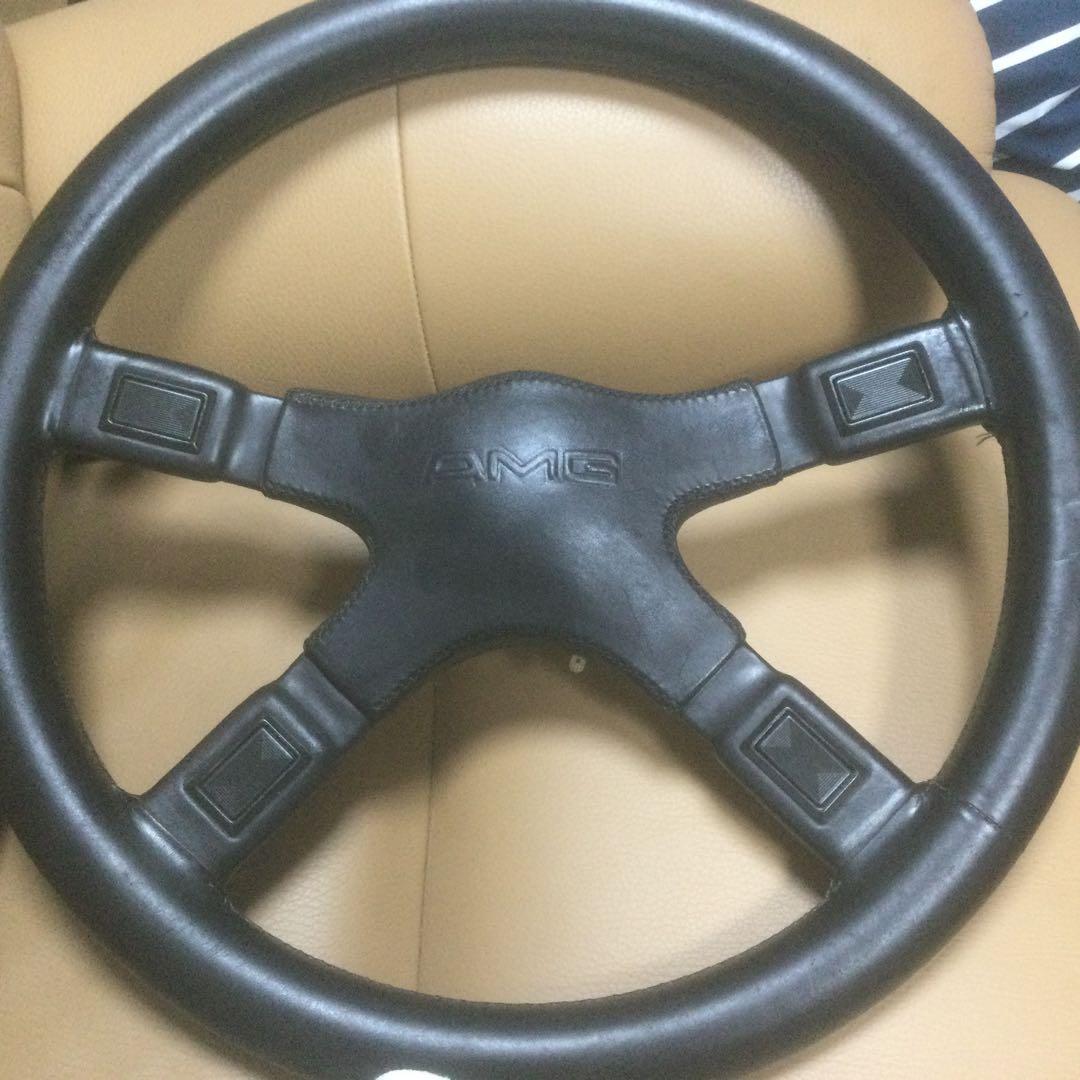 AMG ステアリングホイール 3スポーク ブラック本物です AMG ステアリングホイール 3スポーク ブラック本物です S1159