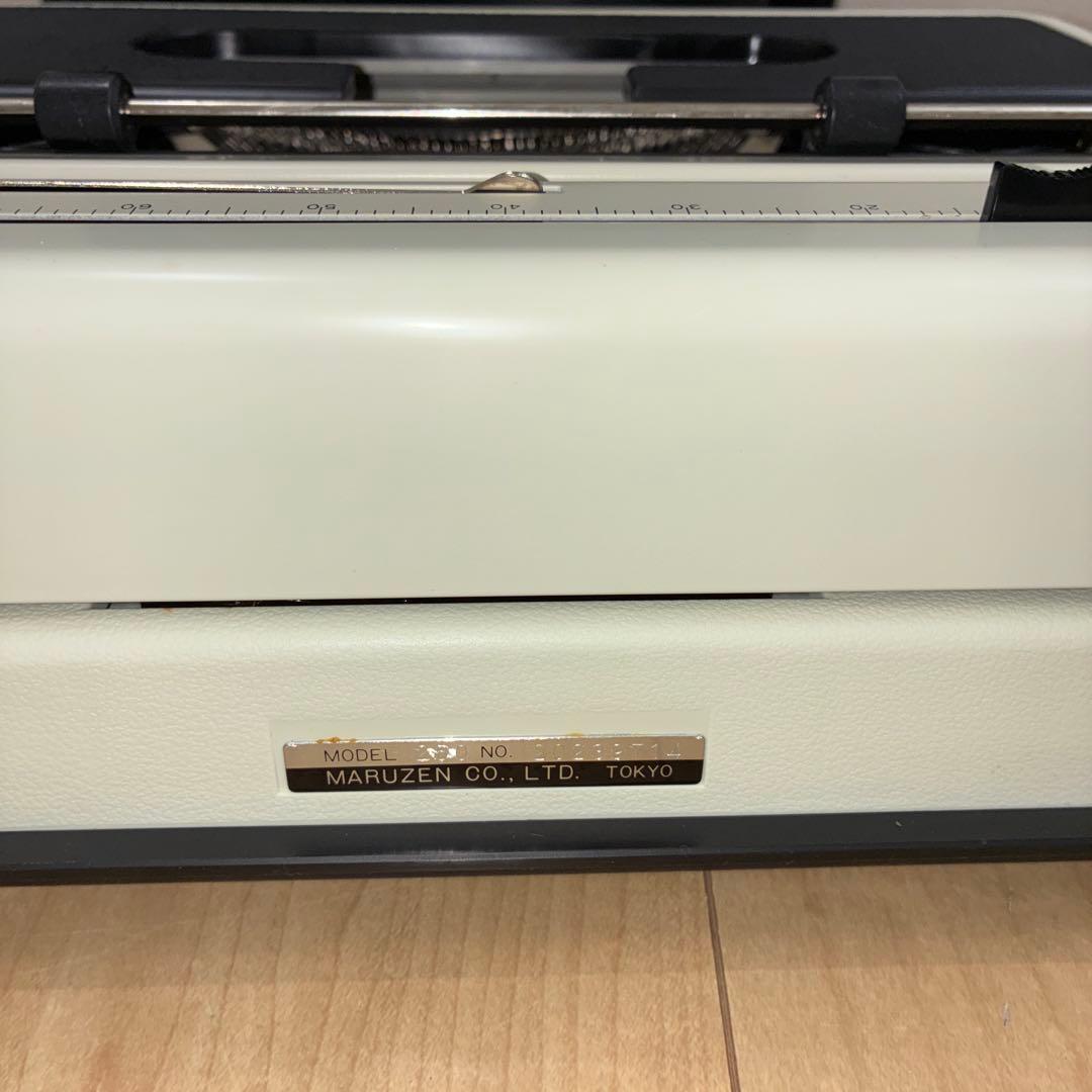 カナ入力可能！完動品・美品・印字可能 マルゼン 250 タイプライター