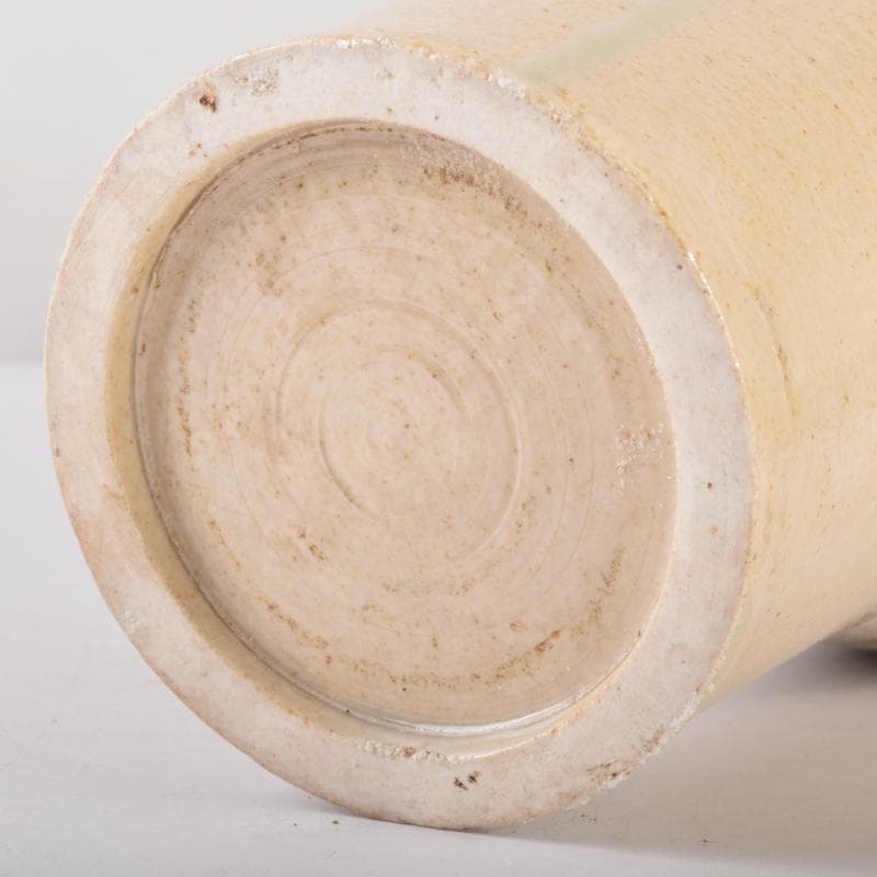 中国 徳化窯白磁 花草刻 花口瓶 C 7060A