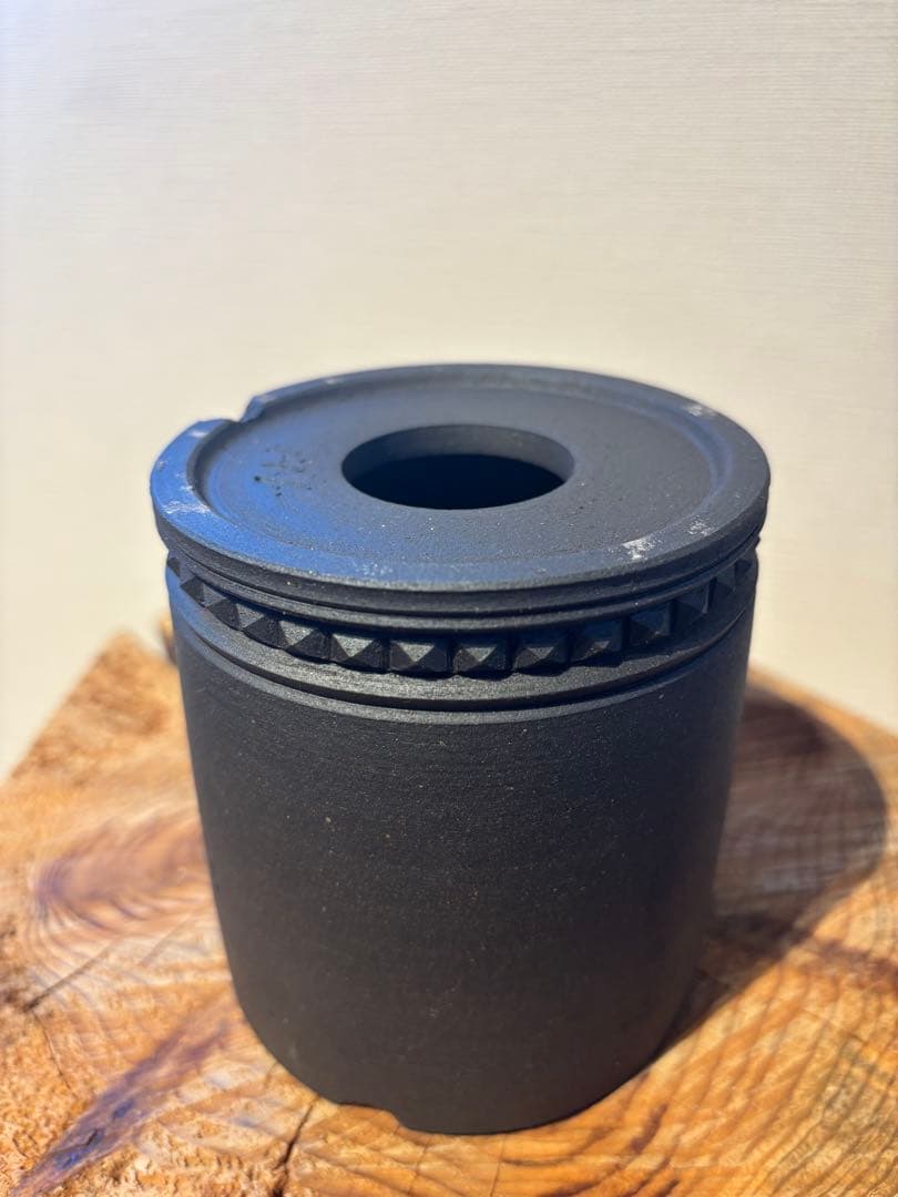 吉光窯 kikko low 虫食い スタッズ 鉢