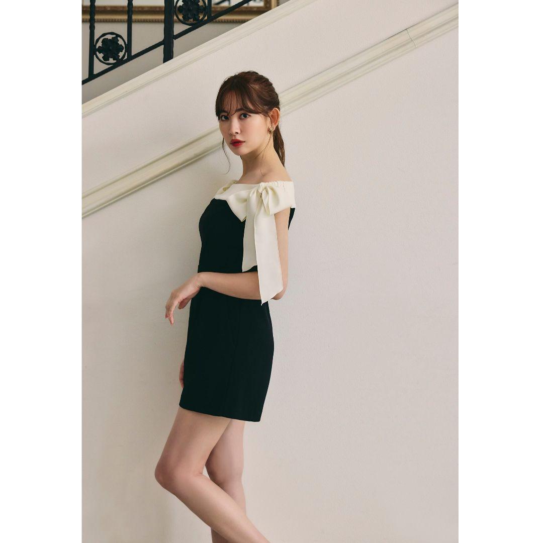 Herlipto Two-Tone Ribbon Romper