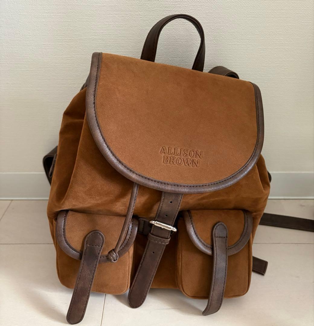 ALLISON BROWN リュック Brownie Suede Backpack – ALLISON BROWN