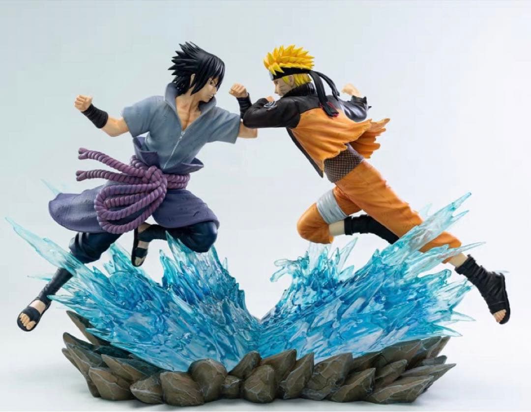 ナルト NARUTO フィギュア ガレージキット ナルト　サスケ うちはサスケ ナルト NARUTO フィギュア ガレージキット - メルカリ