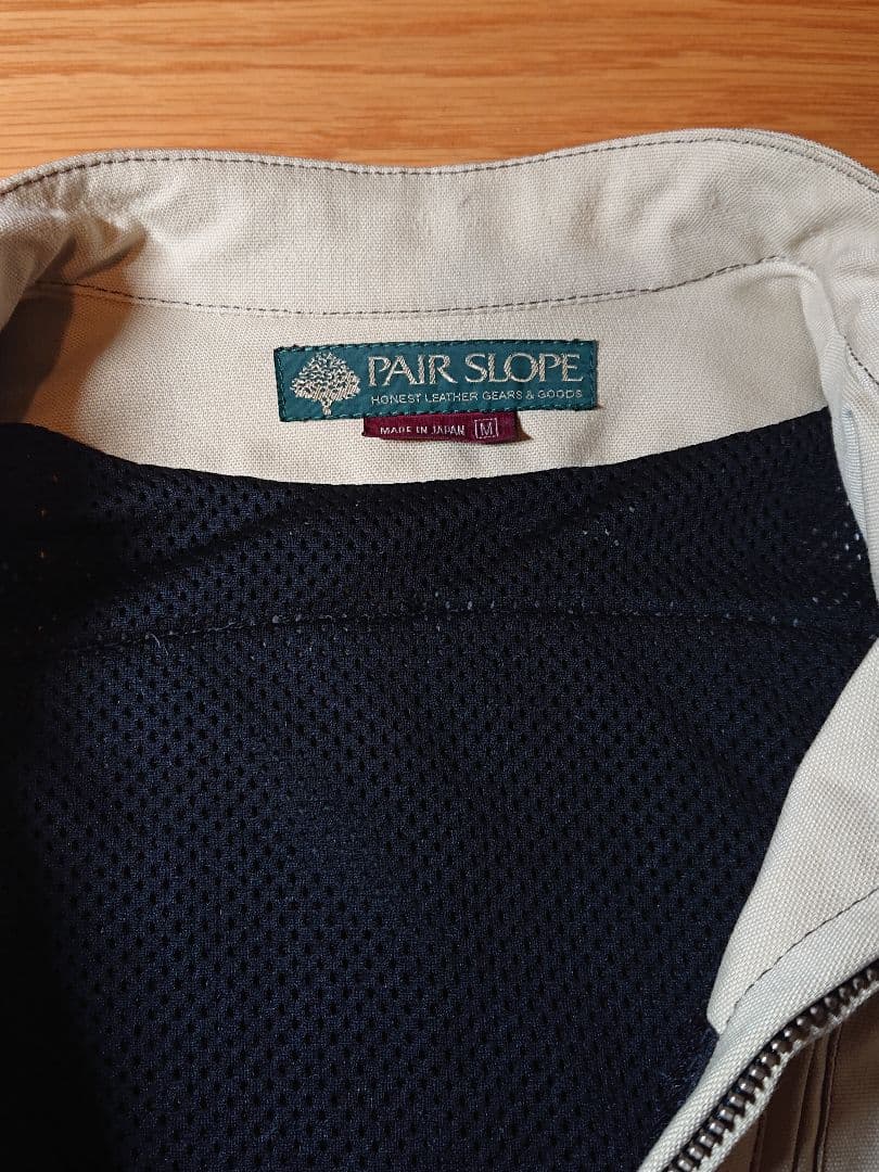 PAIR SLOPE ハーフメッシュジャケット M アイボリー/黒 M109448013