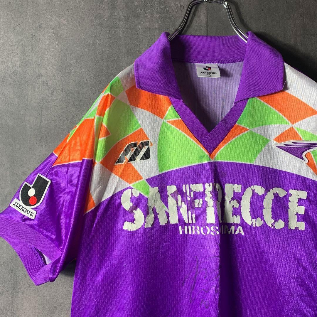 【★激レア】サンフレッチェ広島 レトロユニフォーム Jリーグ 92年 直筆サイン ☆激レア】サンフレッチェ広島 レトロユニフォーム Jリーグ 92年 直筆