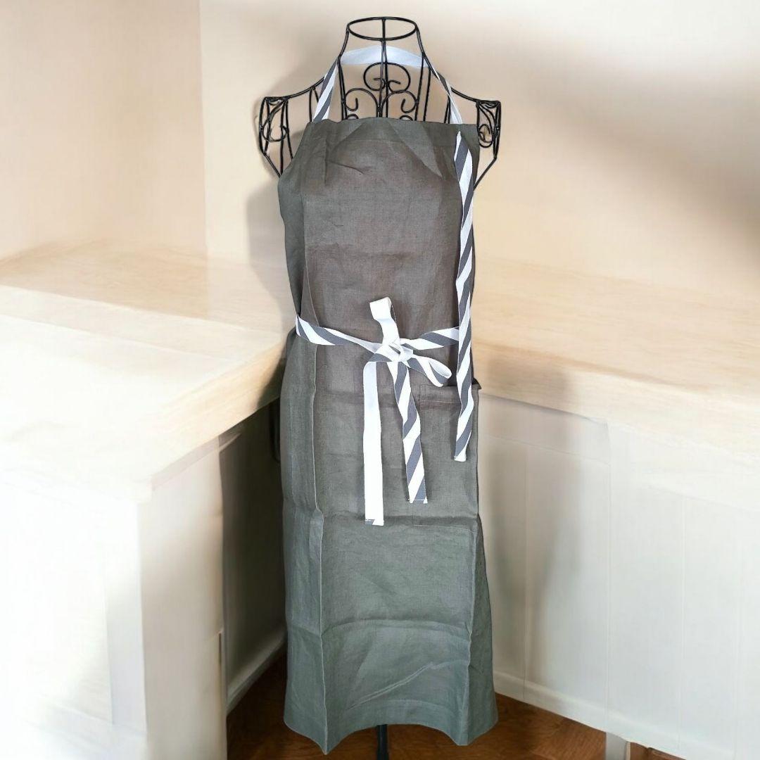 新品未開封】滝沢眞規子さん タキマキ エプロンとキッチンクロス カーキ