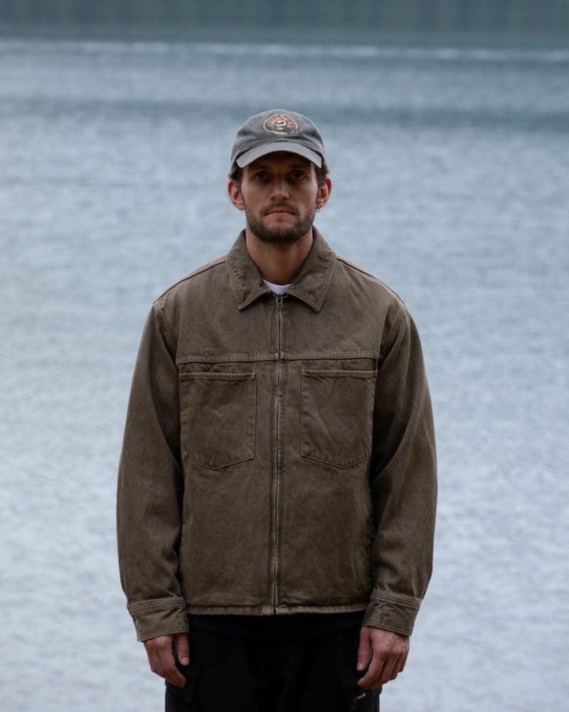 ジャケット・アウター PWA DENIM ZIP-UP JKT [KHAKI] PWA DENIM ZIP-UP JKT KHAKI | LAUG