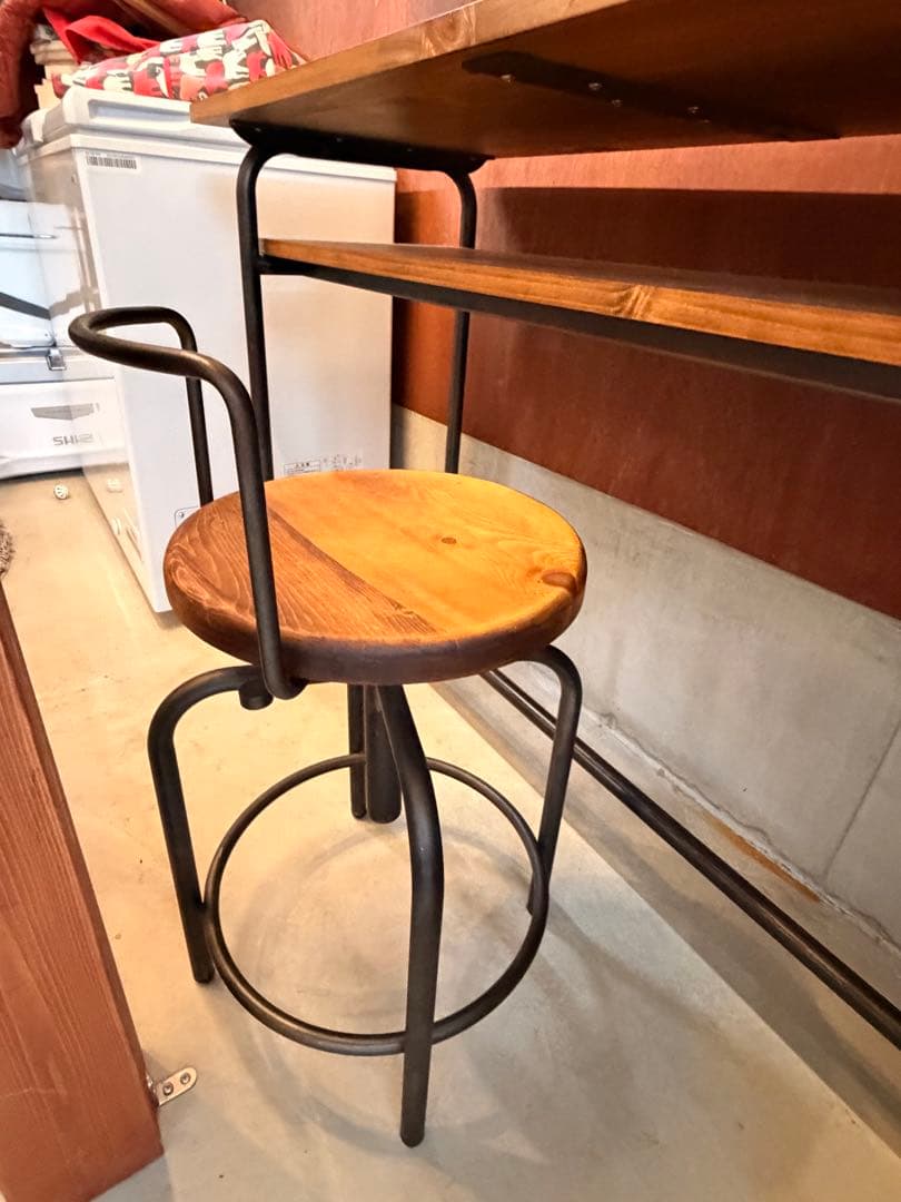 Nico and…. クラフトマンシリーズ　木製座面のモダンバー　チェア Nico and…. クラフトマンシリーズ 木製座面のモダンバー チェア Nico