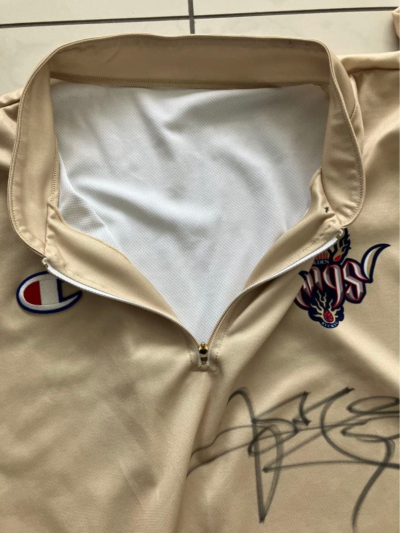 小菅直人 実使用 直筆 サイン シューティングシャツ 琉球キングス 岸本