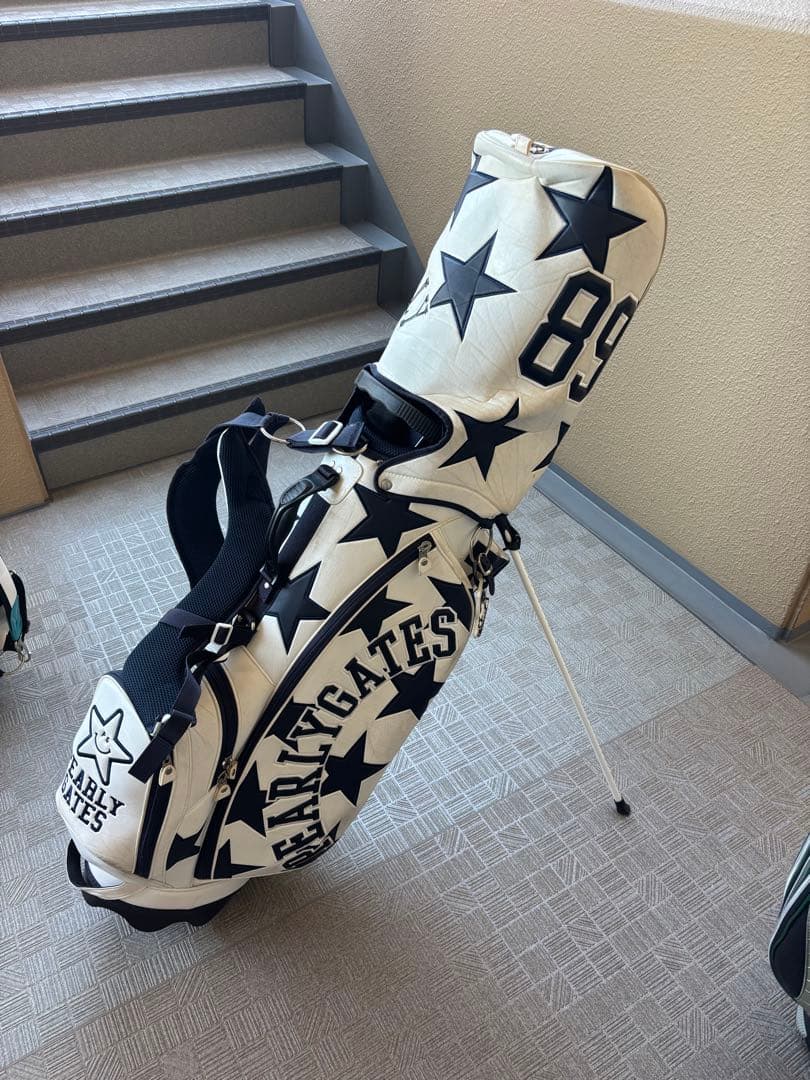 PEARLY GATES スター柄キャディバッグ 89