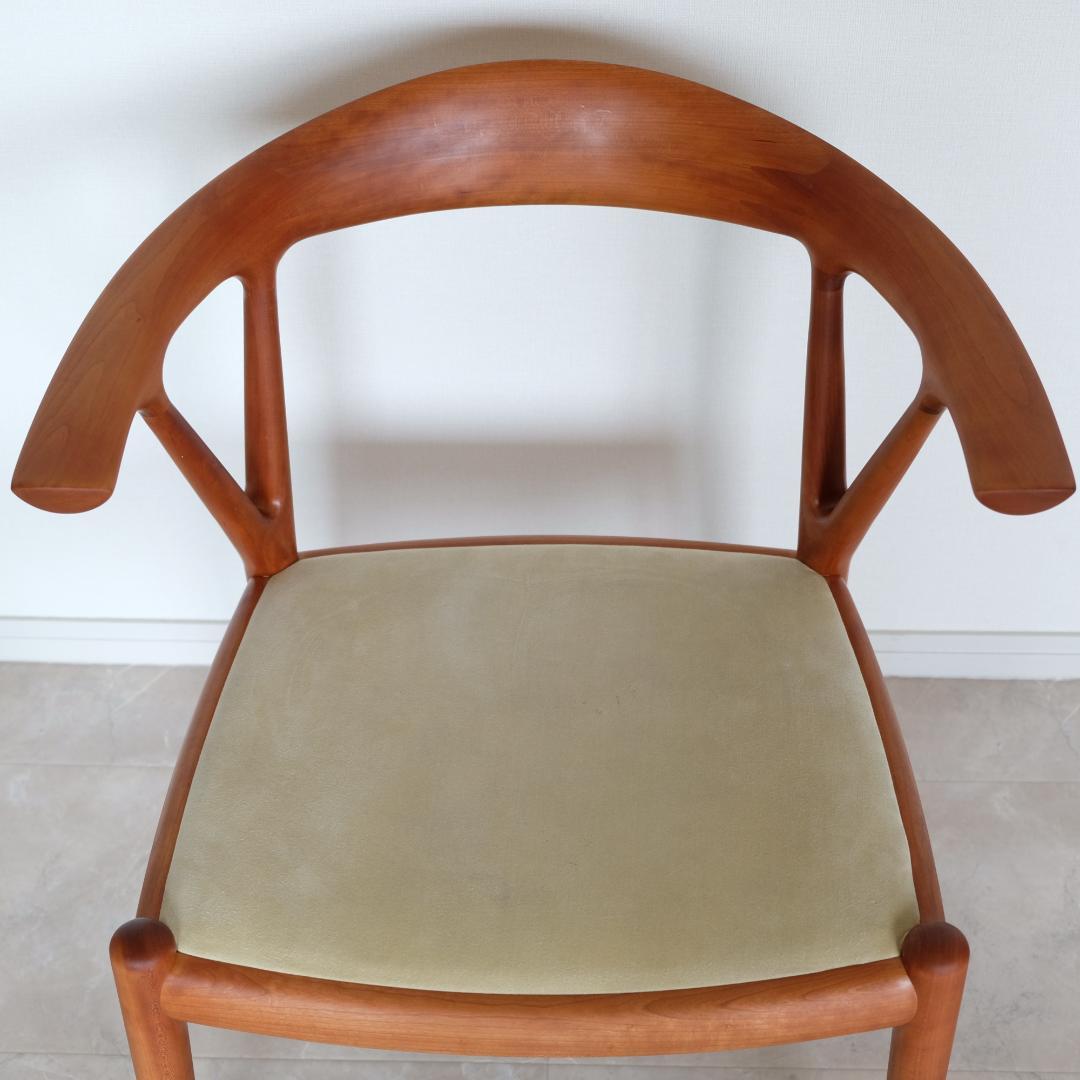 SPS隊長様 【美品｜メンテ済み】Vチェア 家具蔵（KAGURA） チェリー材