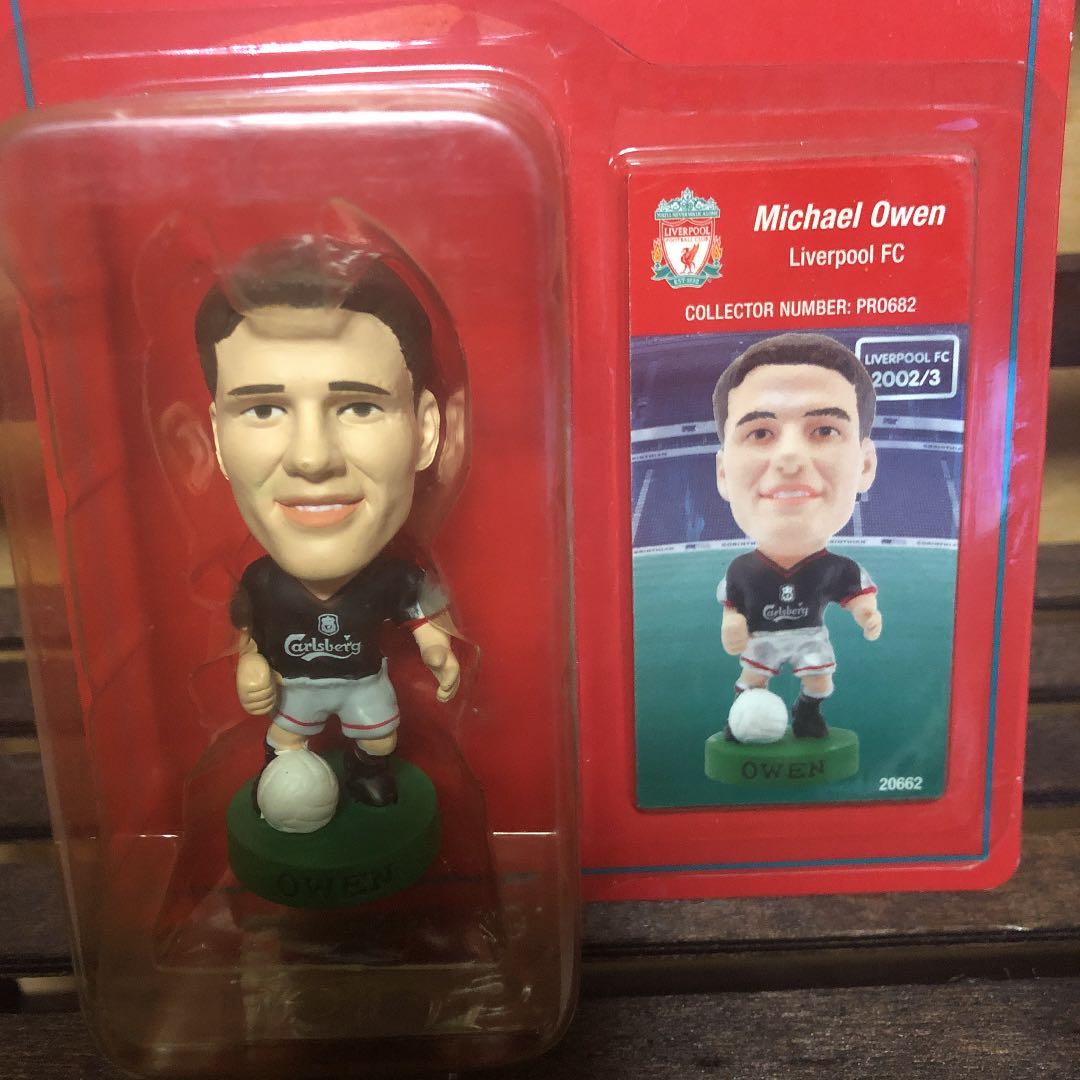 Soccerwe 212サッカーmichael owenprostarsフィギュア 13cm Height