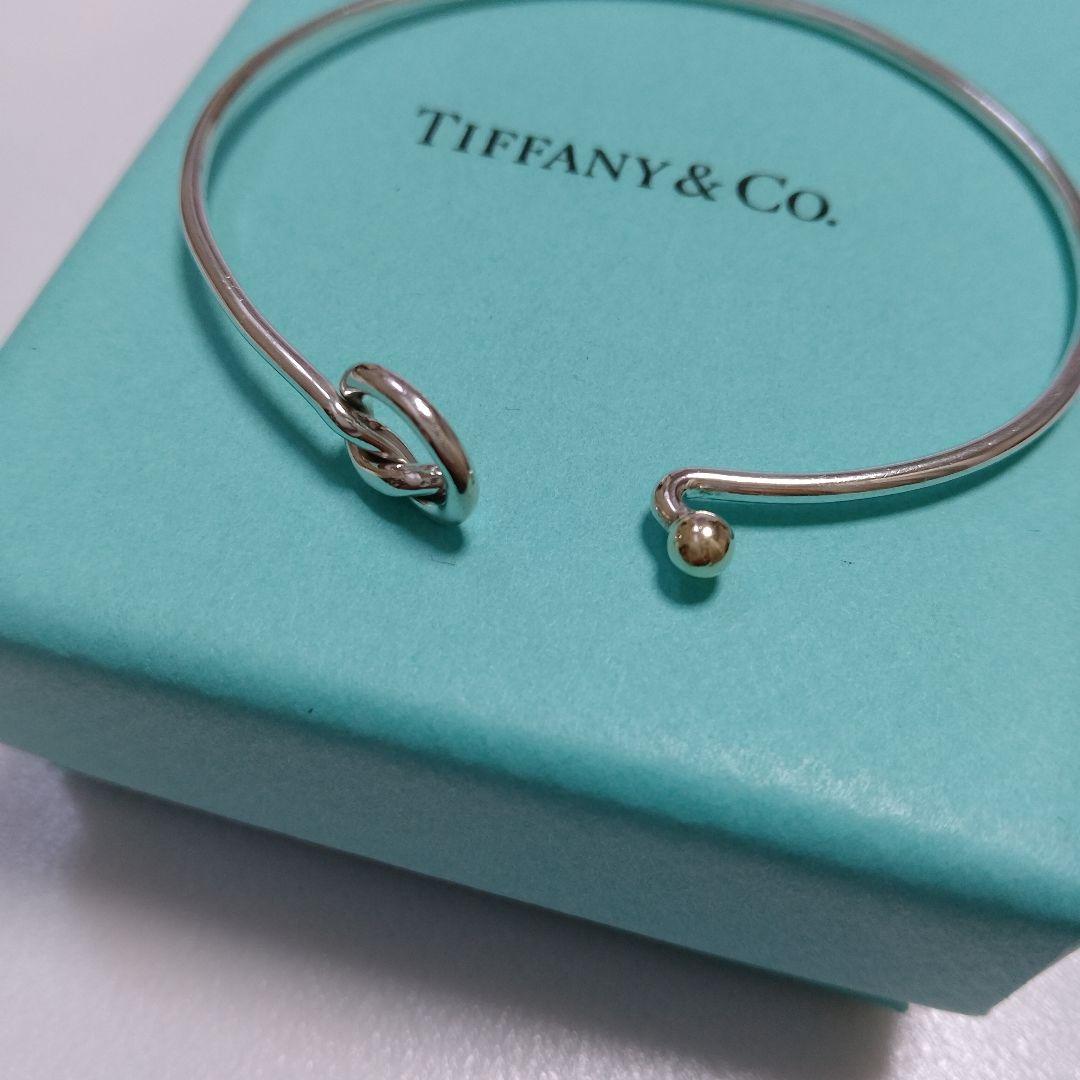 ティファニー フック＆アイ ラブノット バングル コンビ 925×750の通販