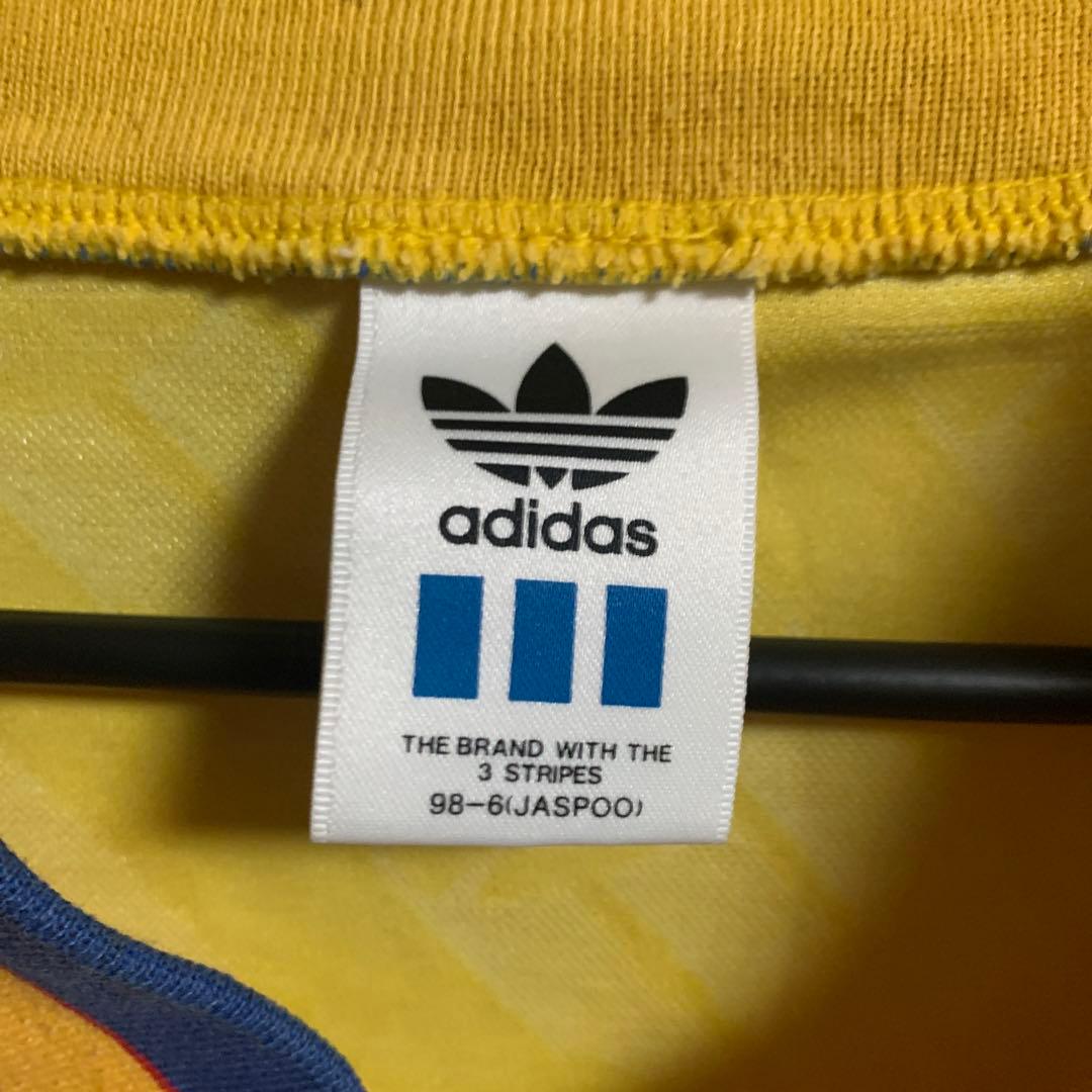 レア90sビンテージ デサントAdidas スウェーデン代表ユニフォーム 黄色