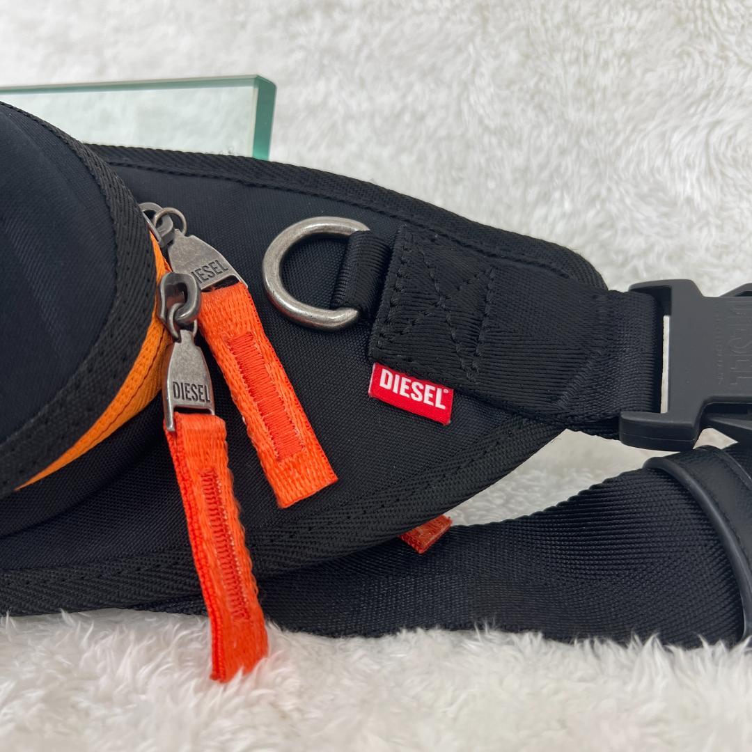 《クール》DIESEL ディーゼル CROSSBODY ボディバッグ 黒