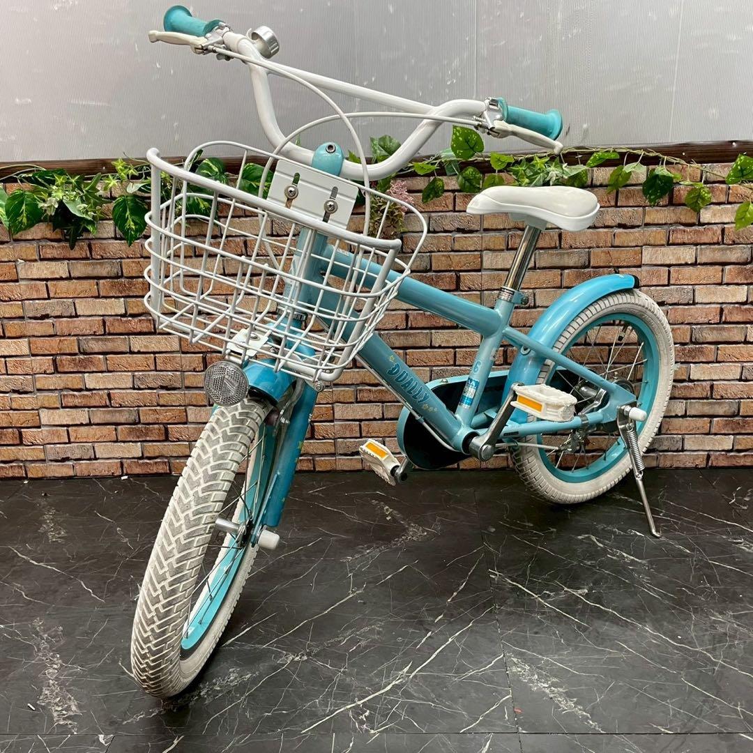 76】子供用自転車 子供車 DUALLY 水色 16インチ シングル - メルカリ