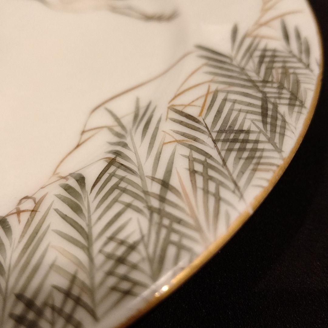 明治期 横浜焼 井村彦次郎 鶴 皿 骨董 里帰り 輸出品 - メルカリ