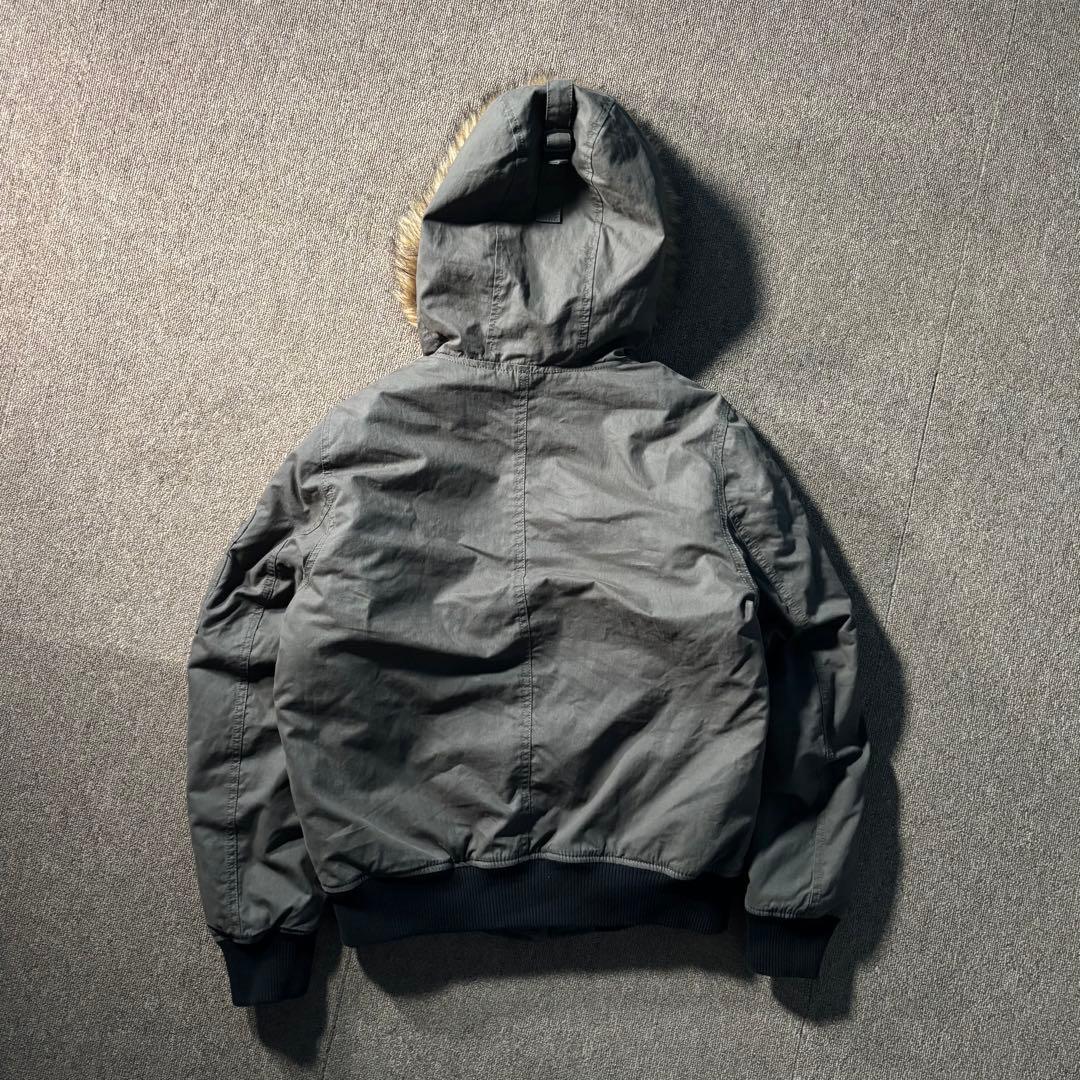 OLD GAP 短丈 ファー ミリタリー ジャケット フード N2B - メルカリ