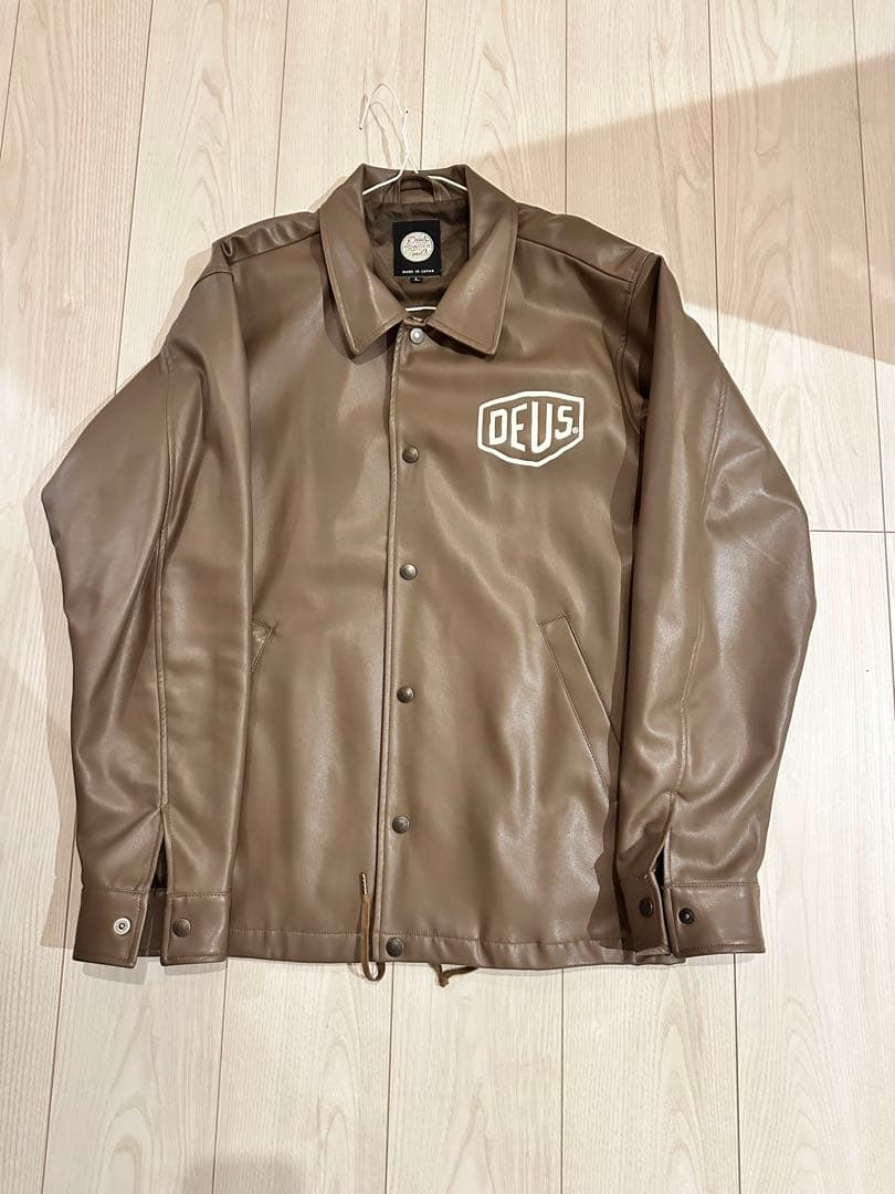 Deus デウス ブラウン フェイクレザー ジャケット L WILDFIRE LEATHER JACKET – Deus Ex Machina/デウスエクスマキナOfficial