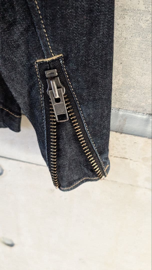 美品 glamb ライダース デニム ジャケット ワンウォッシュ XL グラム