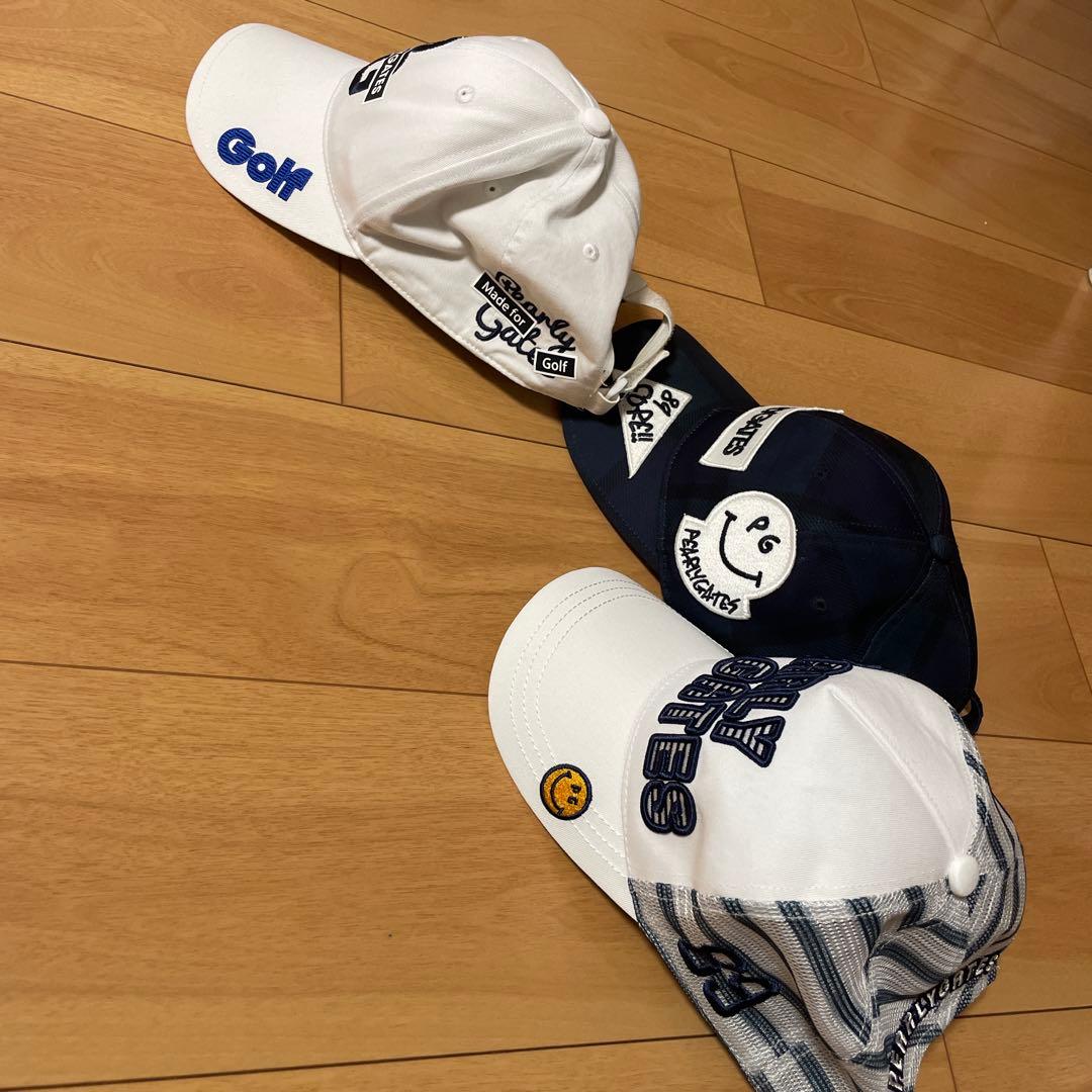 ゴルフキャップ 3点セット パーリーゲイツ PEARLY GATES ゴルフ