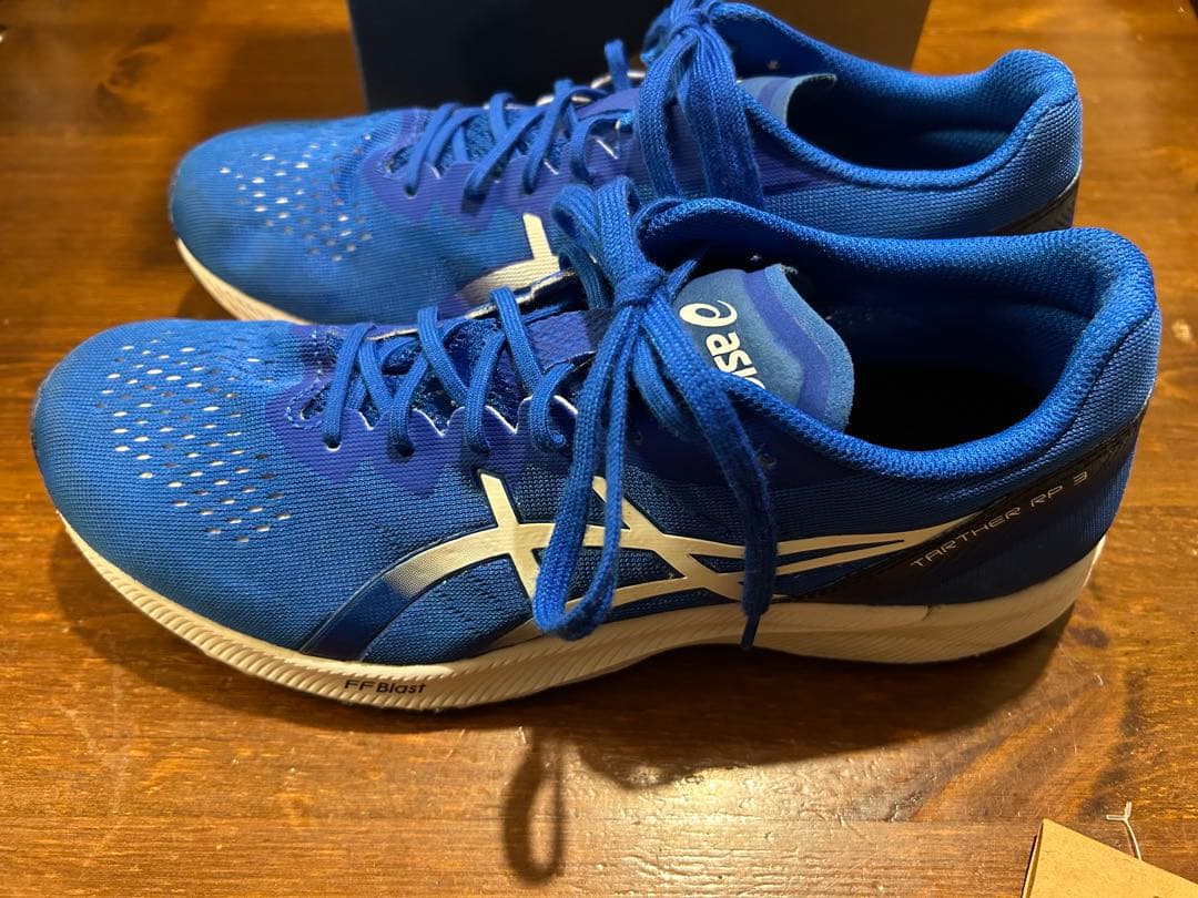 asics アシックス TARTHER RP3 ターサーRP3 27.0cm 青 - メルカリ