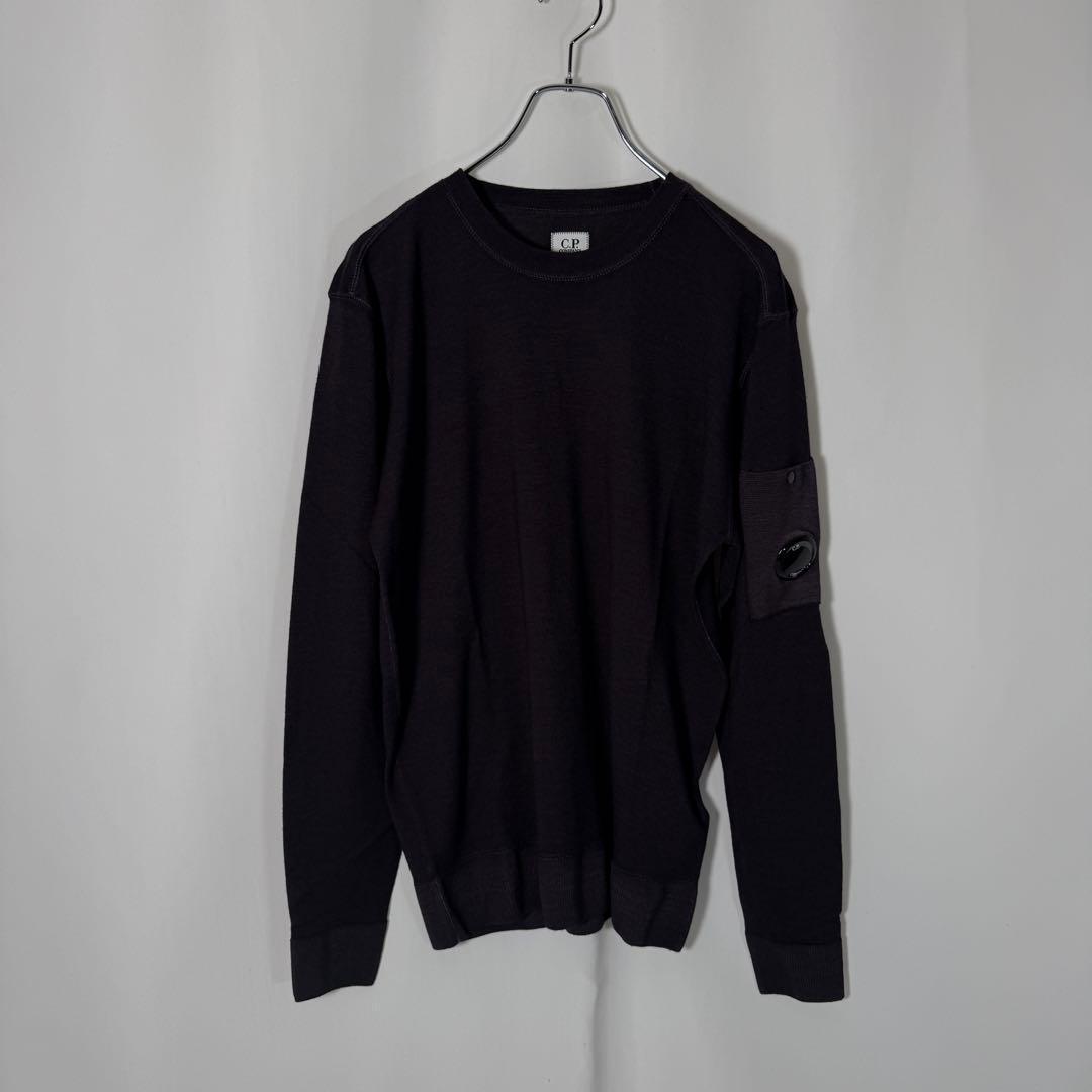 【定価5.5万/上杉柊平】C.P.Company レンズ セーター パープル S
