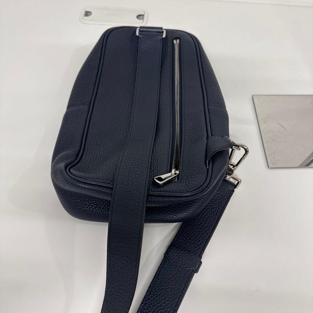 BALLYネイビー バッグ/レザー/NVY/SLING BAG STARLEX