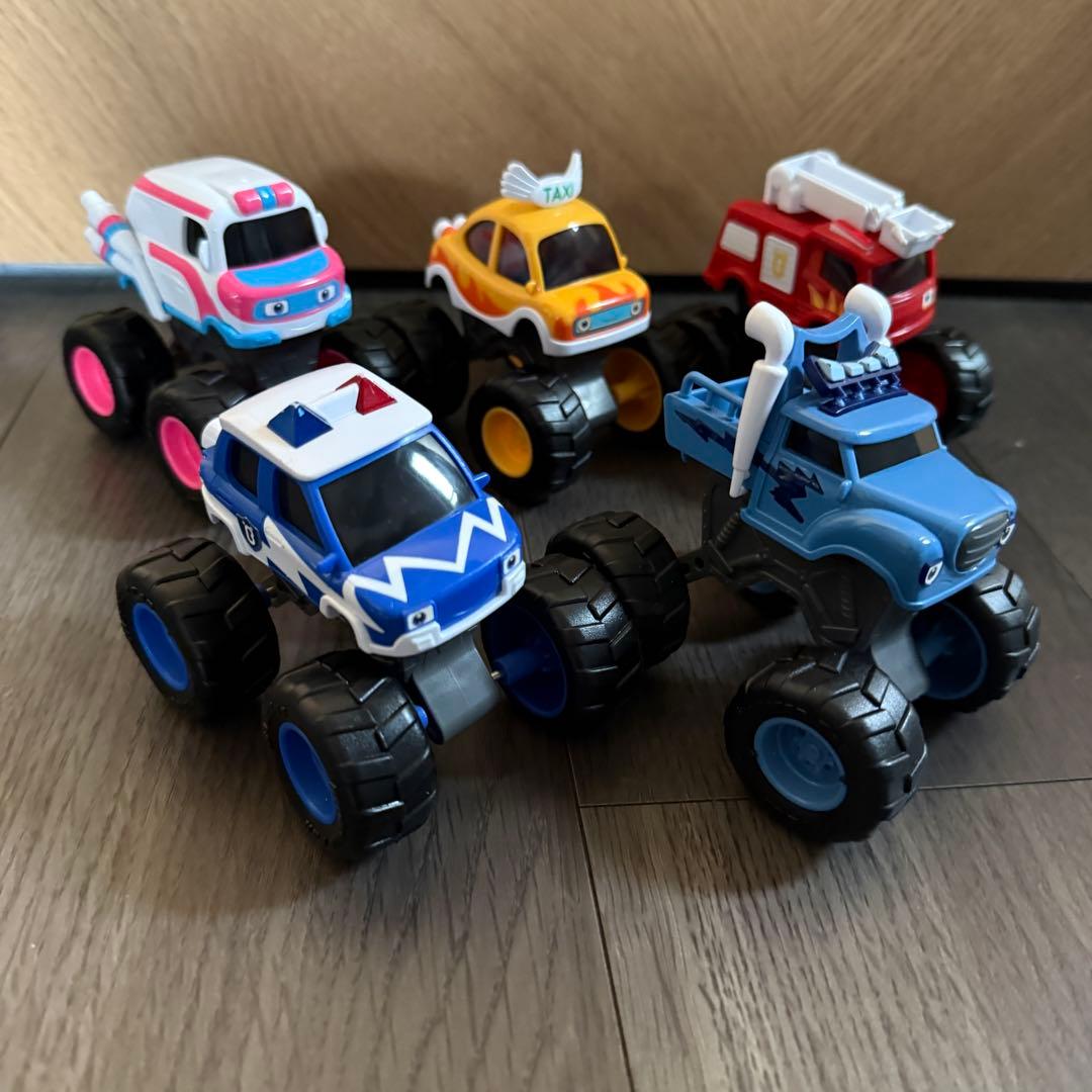 モンスターカー 5台セット BabyBus ベビーバス モンスタートラック ベビーバス BabyBus モンスターカー 5台セット ベイビーバス - メルカリ