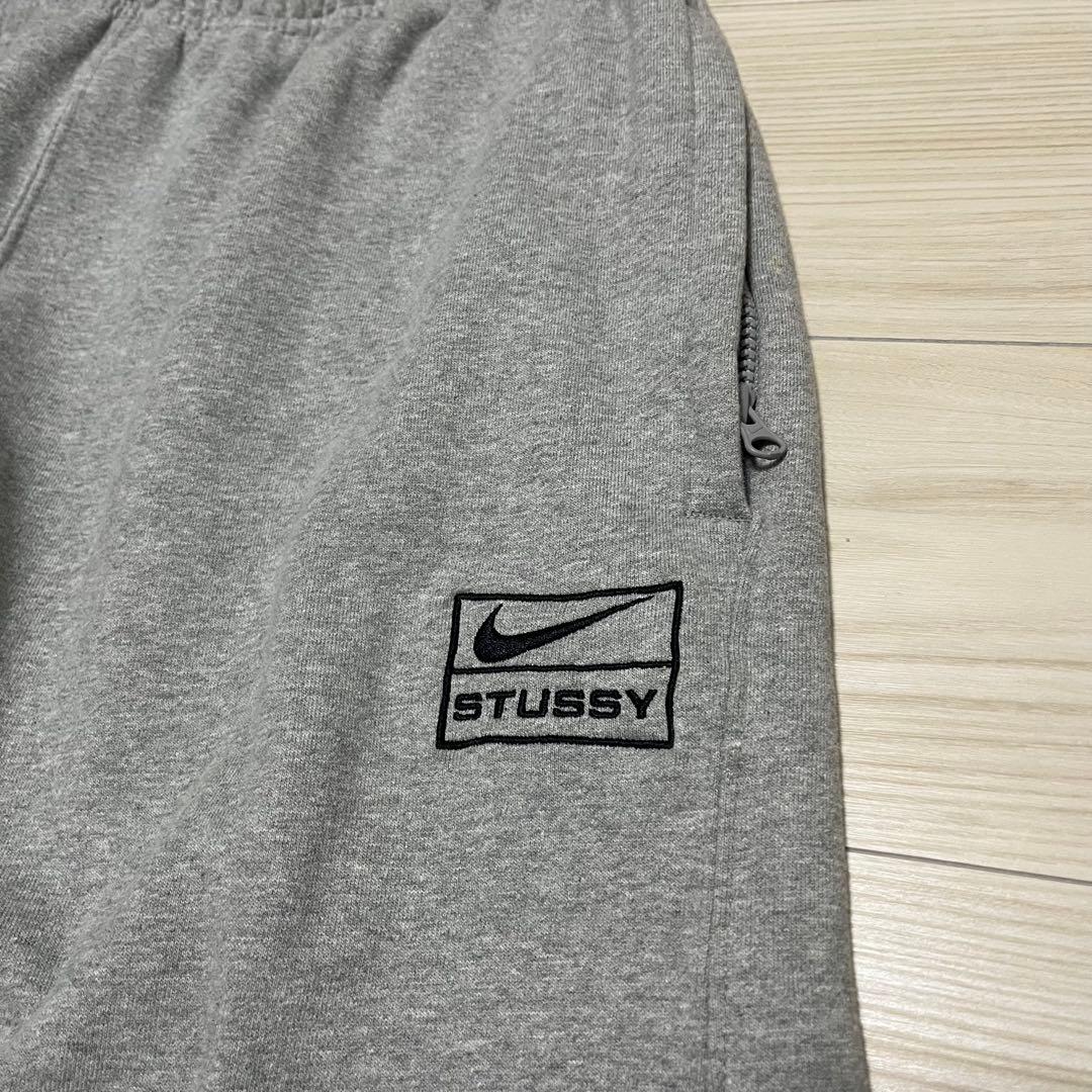 Nike Stussy コラボ スウェットパンツ Lサイズ グレー - メルカリ