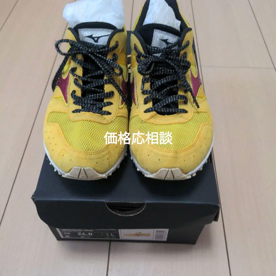 Mizuno ウエーブクルーズ 24.0cm シューズ