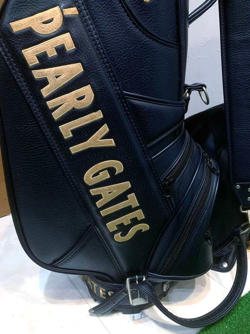 正規品 良品 パーリーゲイツ キャディバッグ 3点式 ネイビー ユニセックス