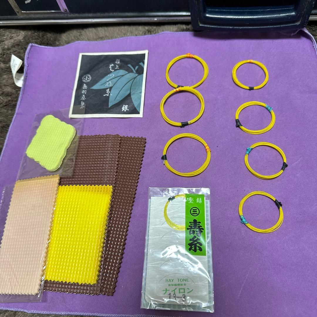 本日限定】太棹三味線（紅木）ピックアップ付き 付属多数