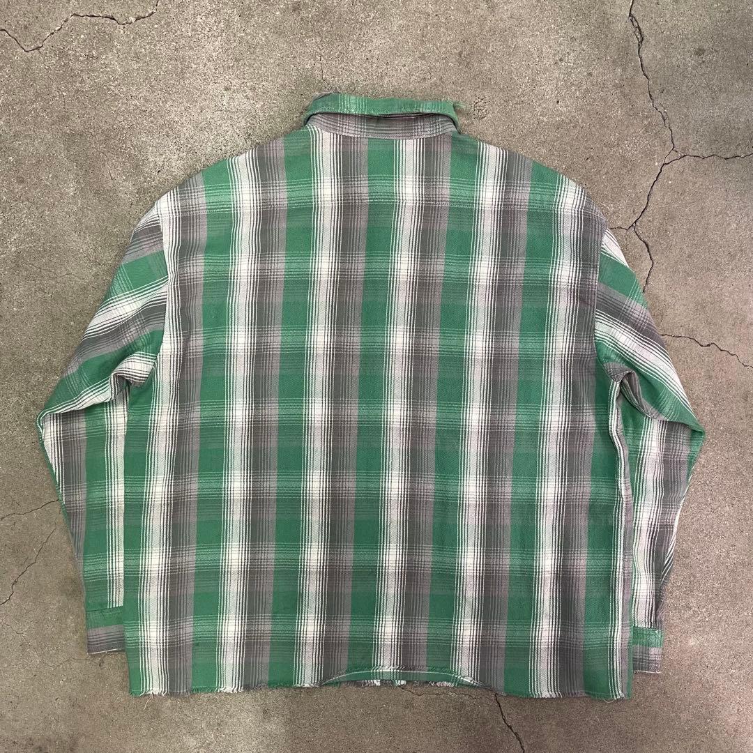 トップス Saint Mxxxxxx SA Flannel Shirt \"Green\" M