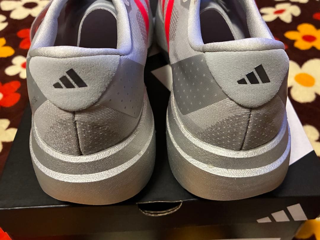adidas adizero Evo SL シルバー/レッド　28.5cm