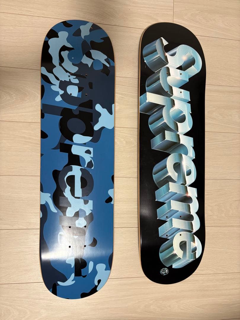 Supreme スケートボードデッキ 2枚セット シュプリーム」20年分のスケートボードデッキコレクションがサザビーズ