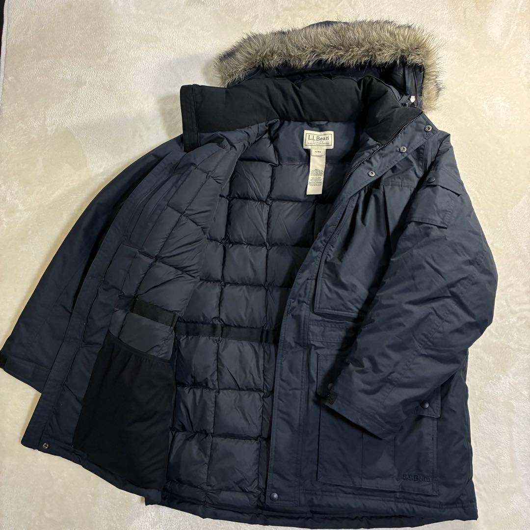 【美品】L.L.Bean メンズ バクスター・ステート・パーカ　ネイビー XL