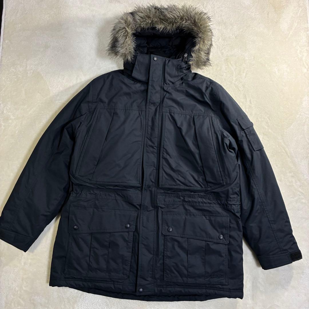 【美品】L.L.Bean メンズ バクスター・ステート・パーカ　ネイビー XL