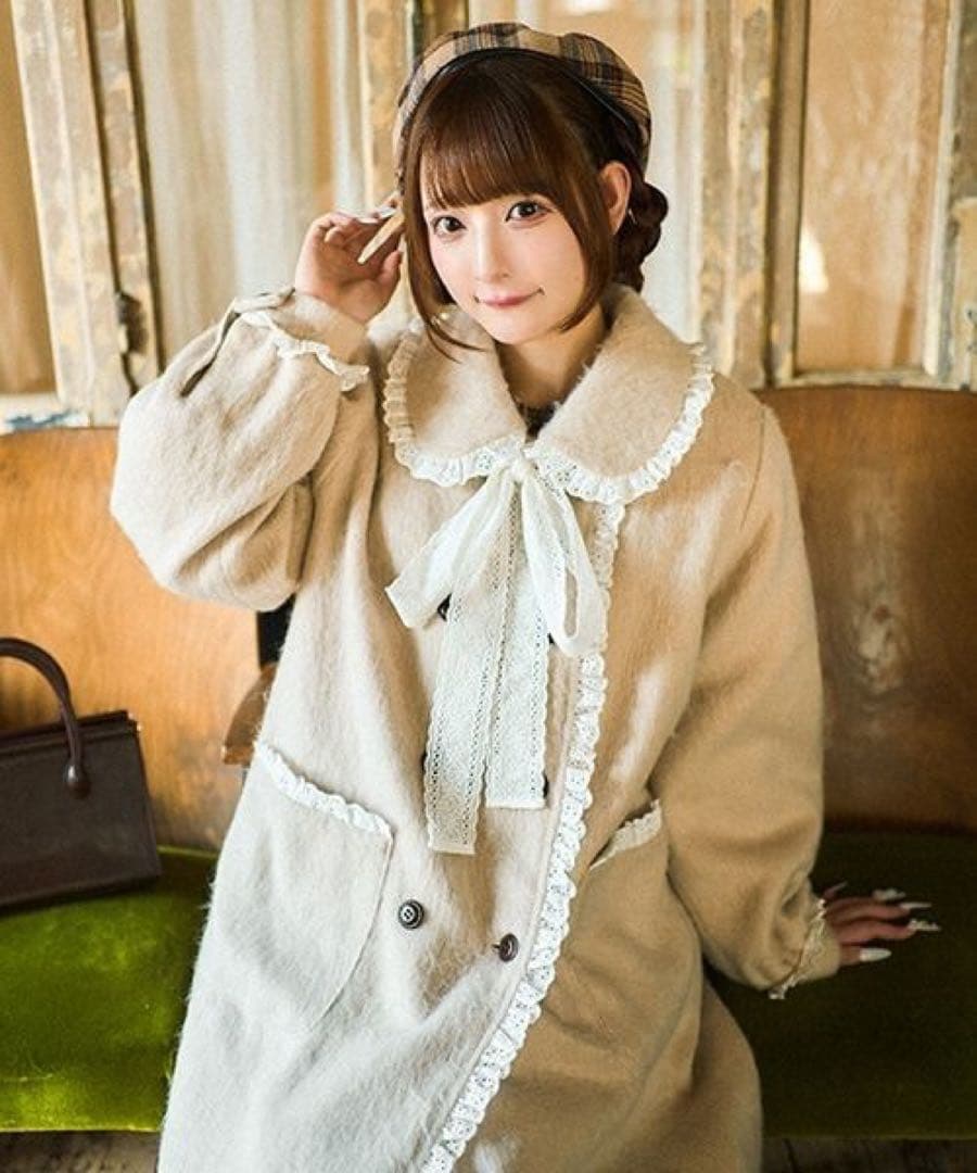 再度値下げしました！クティールとレトロ　コットンレースシャギーロングコート クティールとレトロ】コットンレースシャギーロングコート | [公式