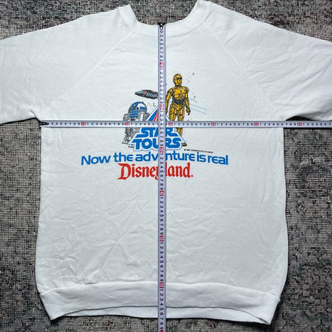 ヴィンテージ ディズニー スターウォーズ R2-D2 C-3PO スウェット 白