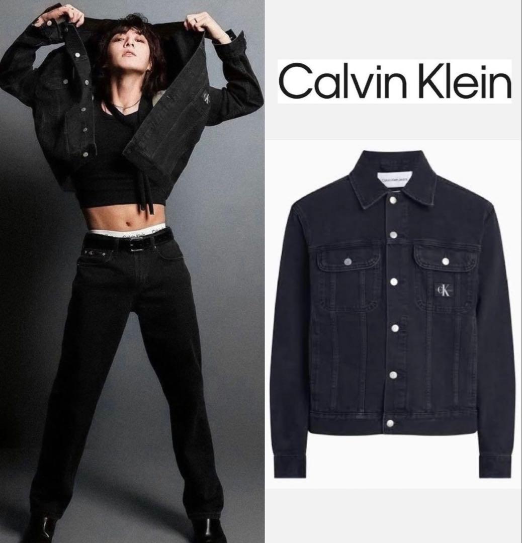 ジョングク着用 CalvinKlein カルバンクライン 90sデニムジャケット