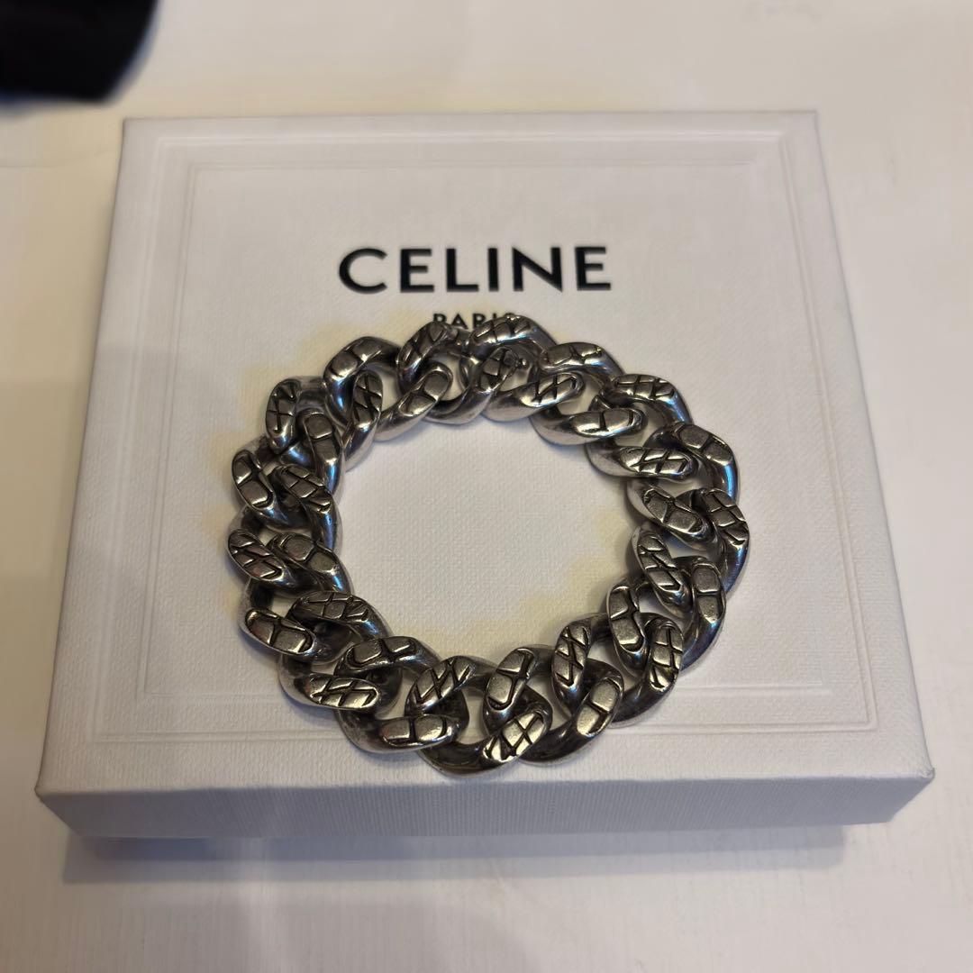 CELINE アニマル チェーン ブレスレット エディ期SSM4218 CELINE(セリーヌ) / 22SS/トリオンフ グルメットチェーンブレスレット