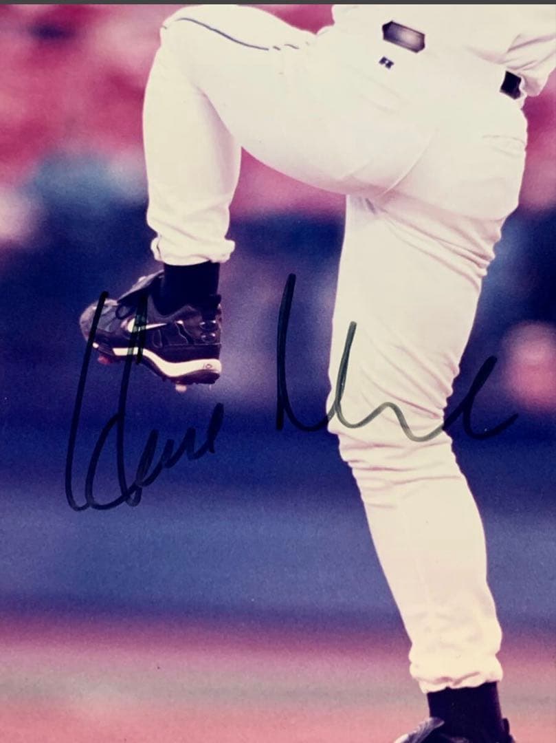 レジェンド】MLB 野茂英雄 直筆サインPhoto 大谷翔平、山本由伸